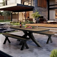 Ethan 39"x87" Dining Table - Black