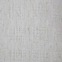 18"x18" Throw Pillow - Beige with Tassels