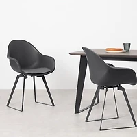 Ghost Dining Chair - Black