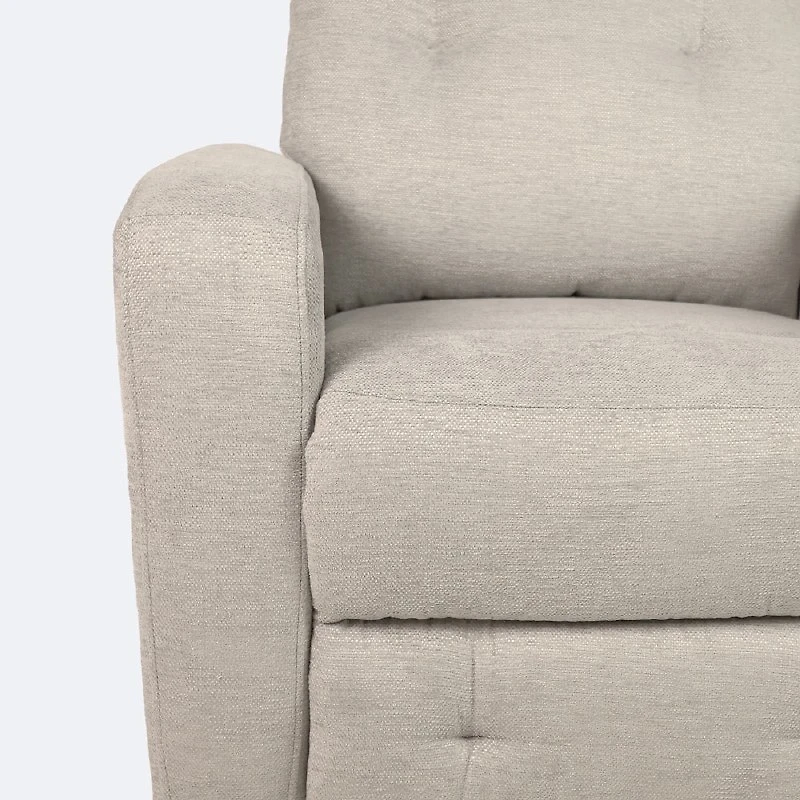 Colin Reclining Chair - Light Grey