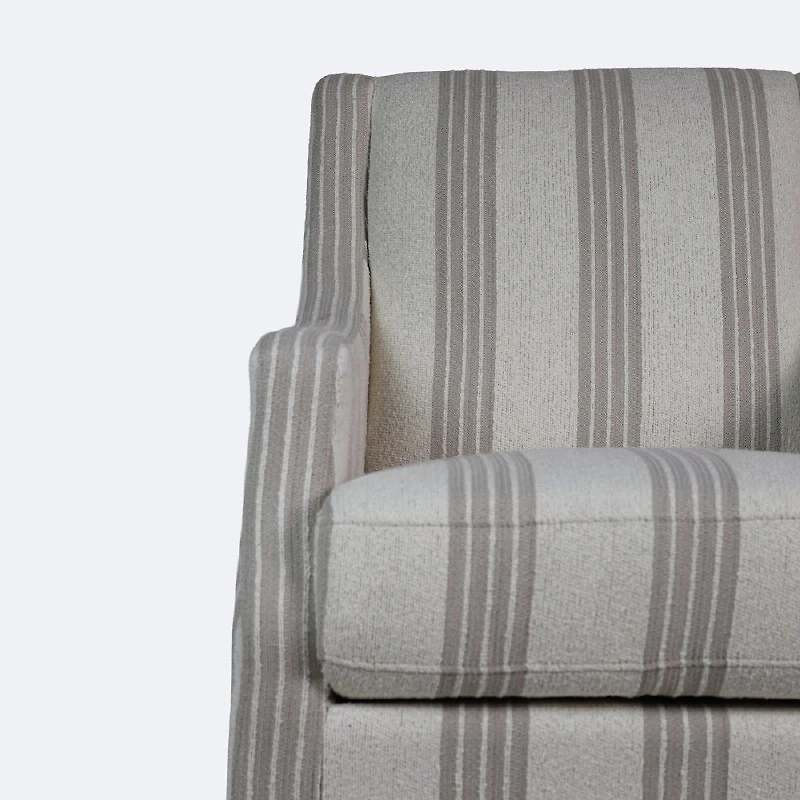 Griffin Accent Chair - Beige Stripe