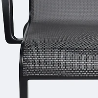Holiday Sling Armchair - Black Frame / Shadow Sling