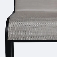 Holiday Sling Sidechair- Black Frame / Oatmeal Sling