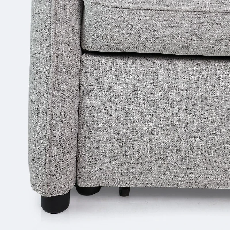 Maddox Right Hand Facing Sleeper Sectional with Storage Chaise - Grey