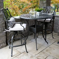 Meghan Breeze Bar Set - Seats 2 - Shade Grey