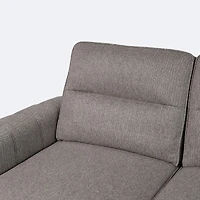 Morris Reversible Sleeper Sectional with Storage Chaise - Taupe