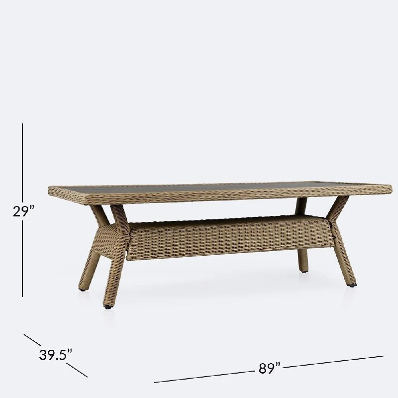 Betty 39"x88" Dining Table - Natural