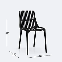 Boca Dining Side Chair - Black