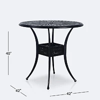 Breeze 42" Rd. Bar Table