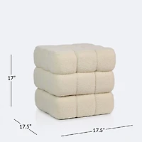 Cozy Pouf - Ivory