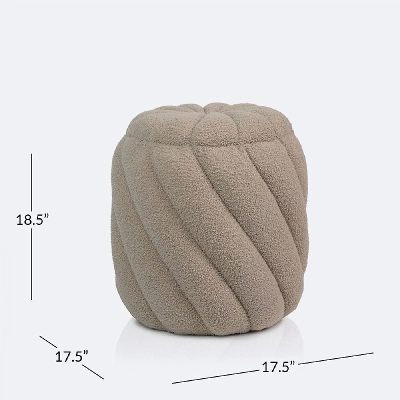 Cozy Stool - Taupe