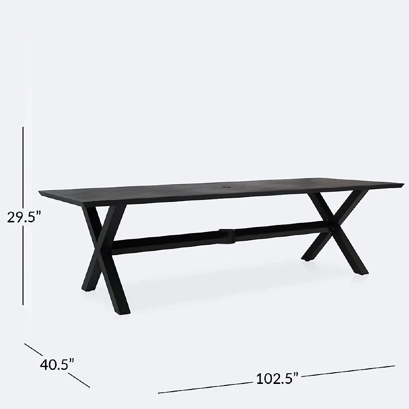 Dakota Dining Table - Black