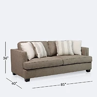 Halston Sofa - Cappuccino