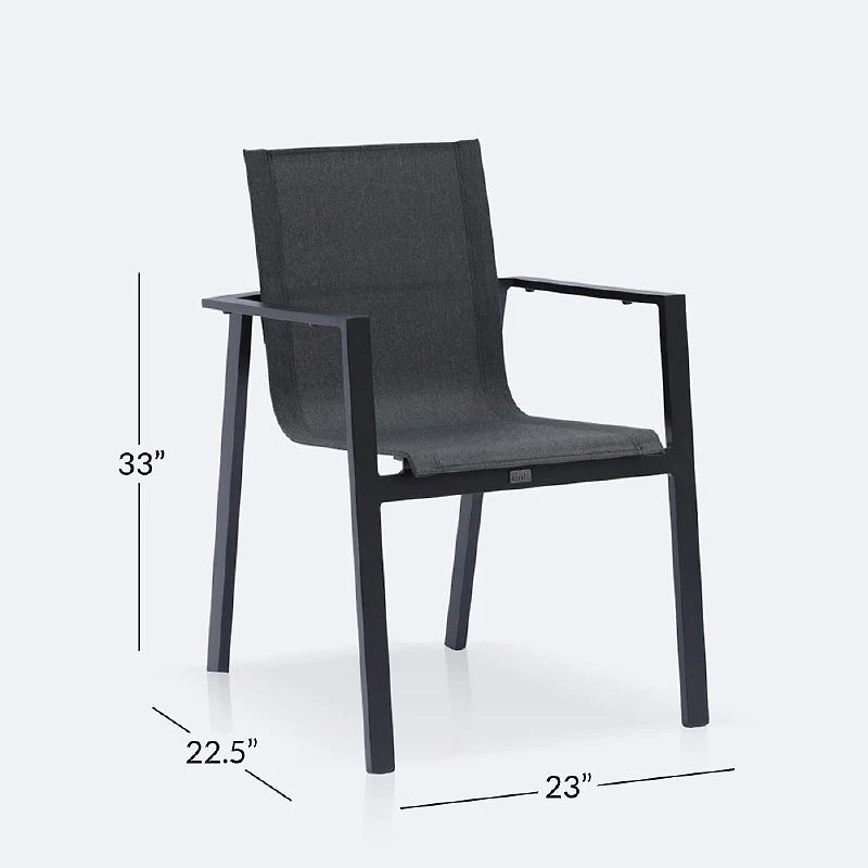 Holland Dining Armchair -Black