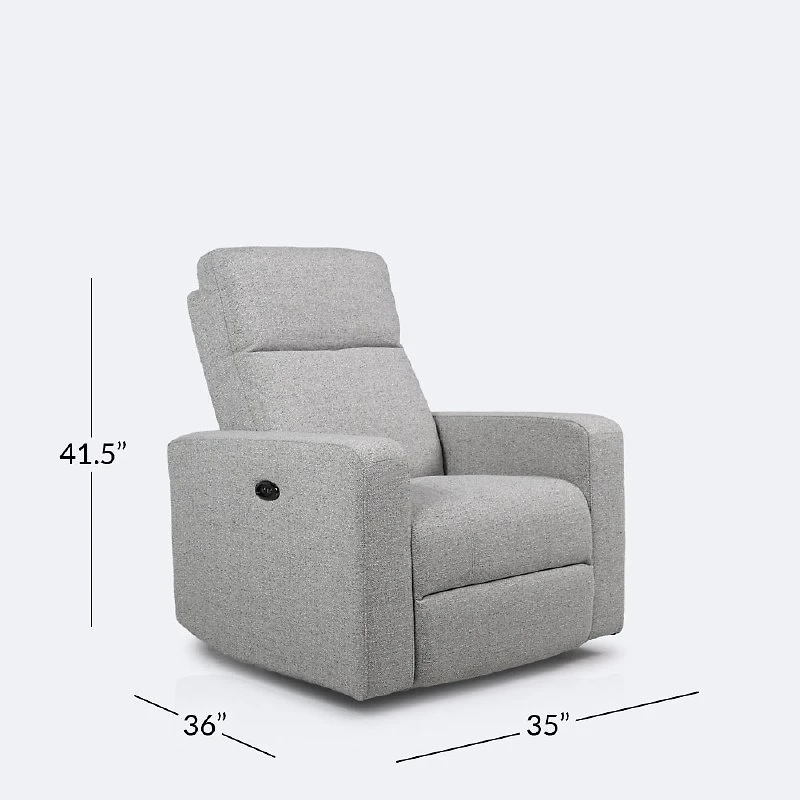 Jensen Swivel Rocker Power Reclining Chair - Linen Beige