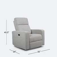 Jensen Swivel Rocker Power Reclining Chair - Linen Beige
