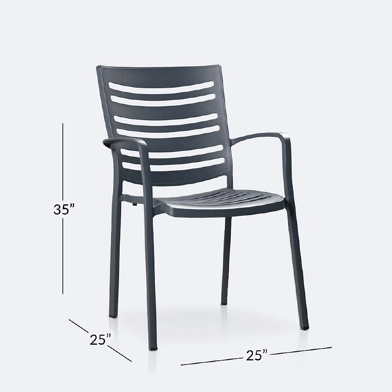 Linear Armchair  - Dark Grey
