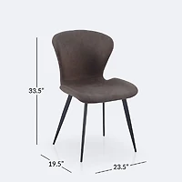 Logan Dining Chair - Brown