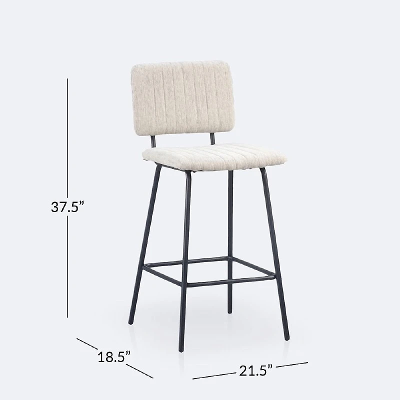 Parker Counter Height Chair-Beige