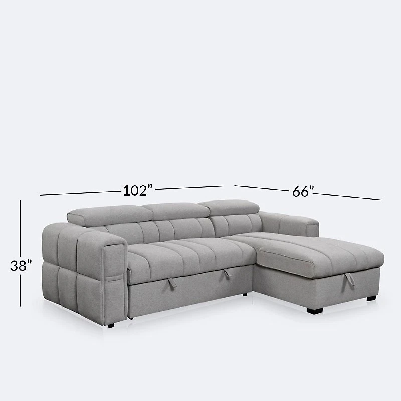 Percy Sectional with Pull Out Sleeper