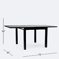 Resort Extendable Table - Black