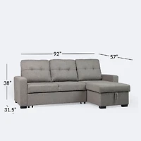 Sawyer Sofa Bed - Grey