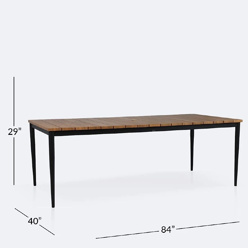 Sedona 40" x 84" Rectangle Dining Table - Wood-Look Finish