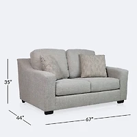 Stanley Loveseat - Grey