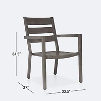 Tahoe Dining Chair - Brushed Taupe