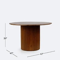 Ambrose Dining Table - Natural Shesam