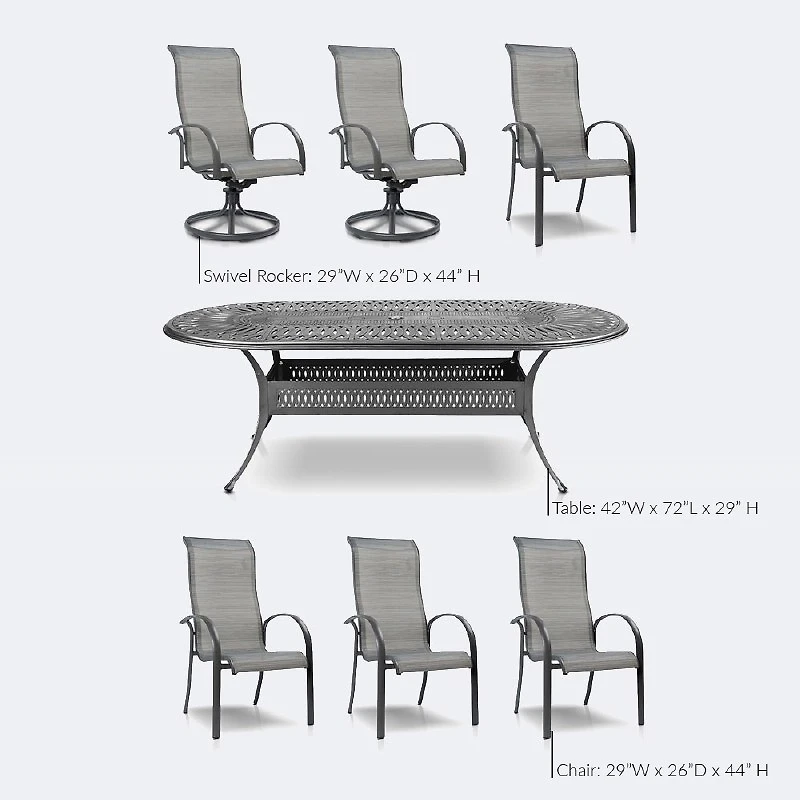 Carlo with Breeze 42"x72" Oval