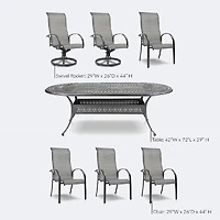 Carlo with Breeze 42"x72" Oval