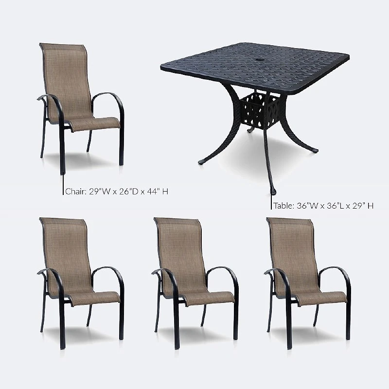 Carlo with Weave 36" Square