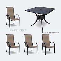 Carlo with Weave 36" Square