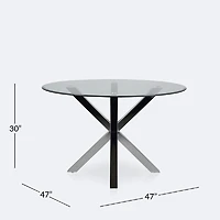 Heaven Dining Table - Metal