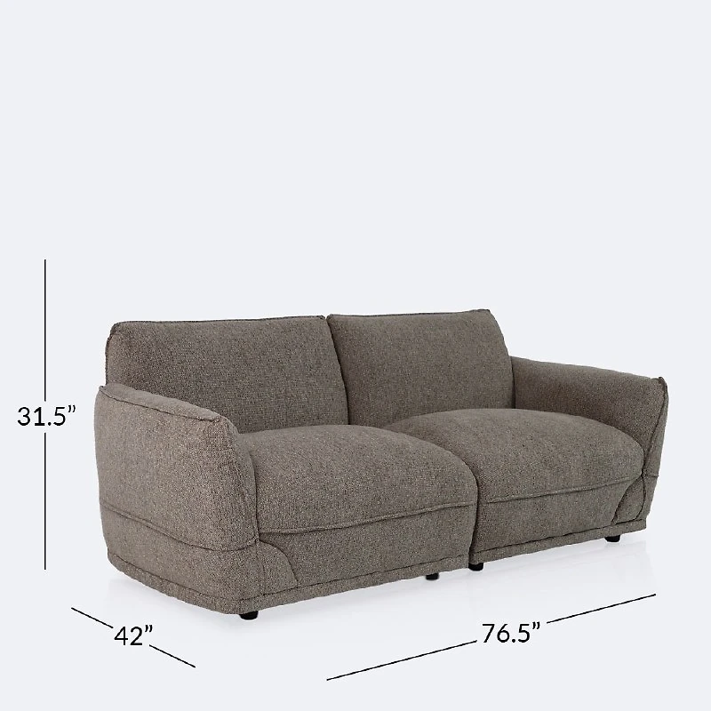 Paloma Loveseat - Sandstone Grey