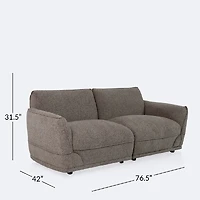 Paloma Loveseat - Sandstone Grey