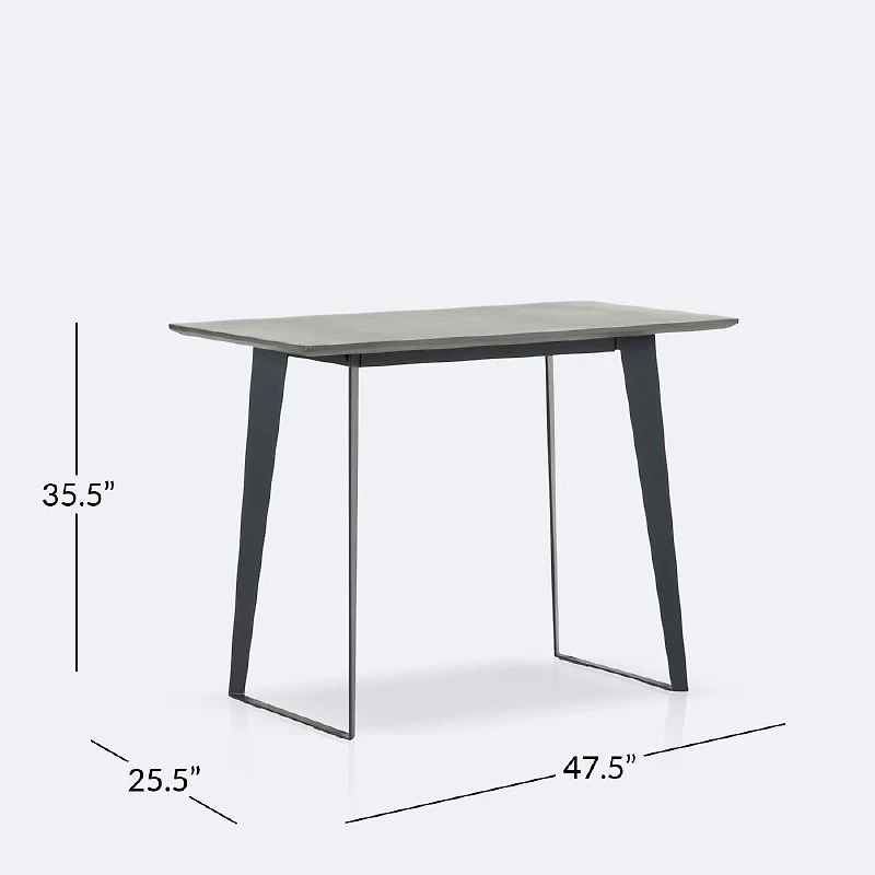 Ghost Bar Table - Dark Grey