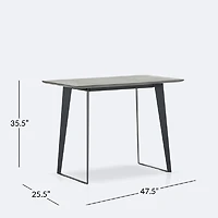 Ghost Bar Table - Dark Grey