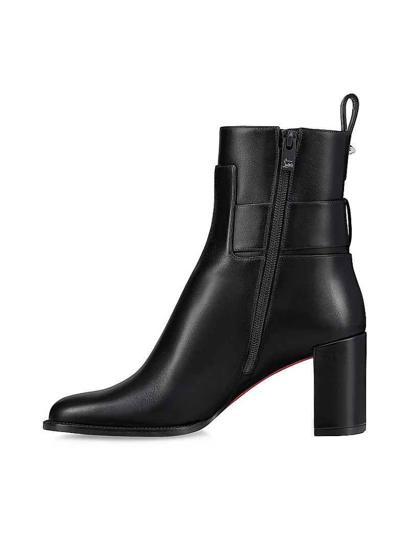 Booty Lock 70MM Leather Boots
