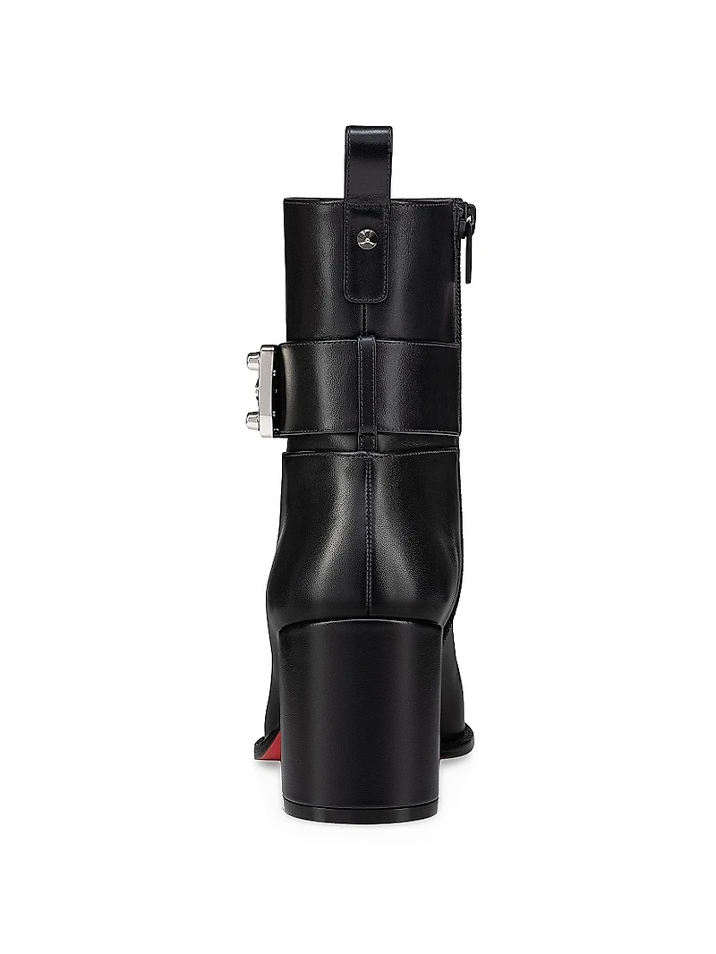 Booty Lock 70MM Leather Boots