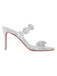 Just Jewel 85MM Specchio Leather Heels