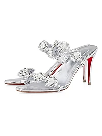 Just Jewel 85MM Specchio Leather Heels