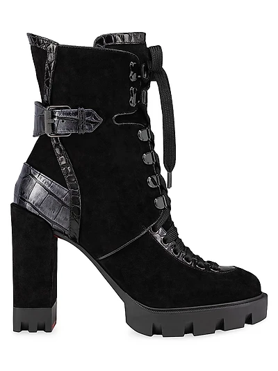 Macademia 100MM Lace-Up Booties