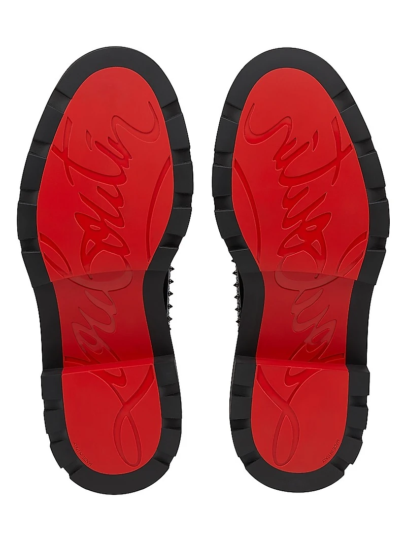 College Strass Leather Oxford Shoes