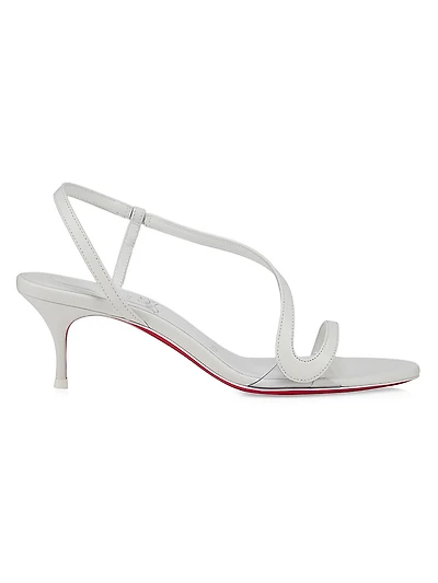 Rosalie Leather 55MM Sandal Heels