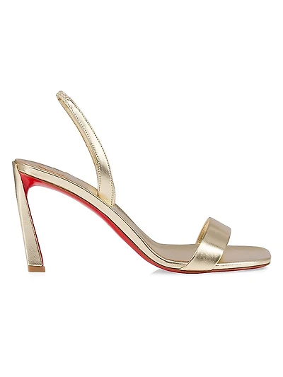 O Condora 85MM Laminated Leather Sandals