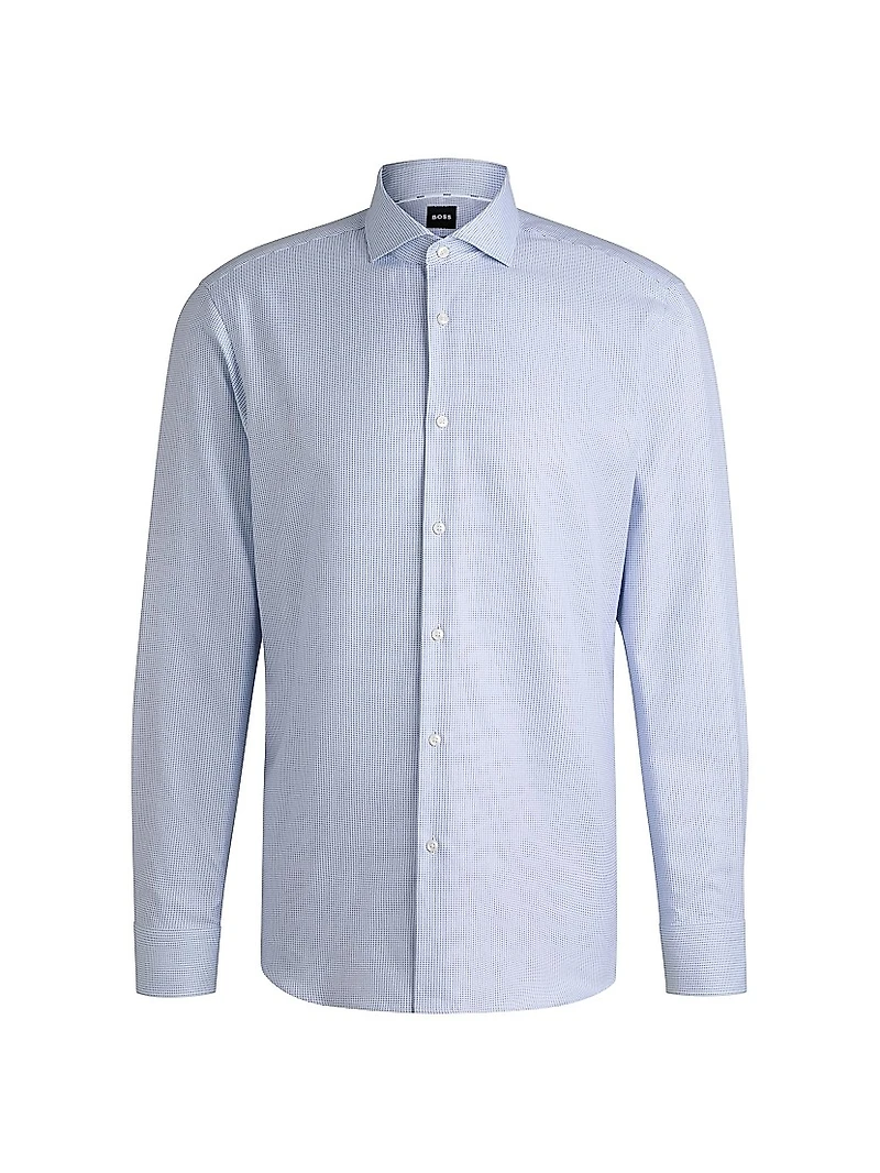 Regular-Fit Shirt Structured Cotton