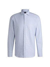 Regular-Fit Shirt Structured Cotton