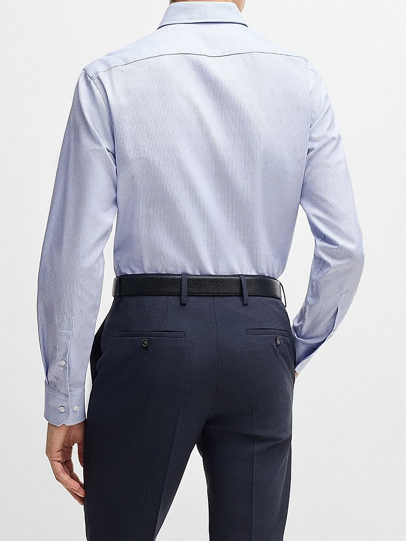 Regular-Fit Shirt Structured Cotton